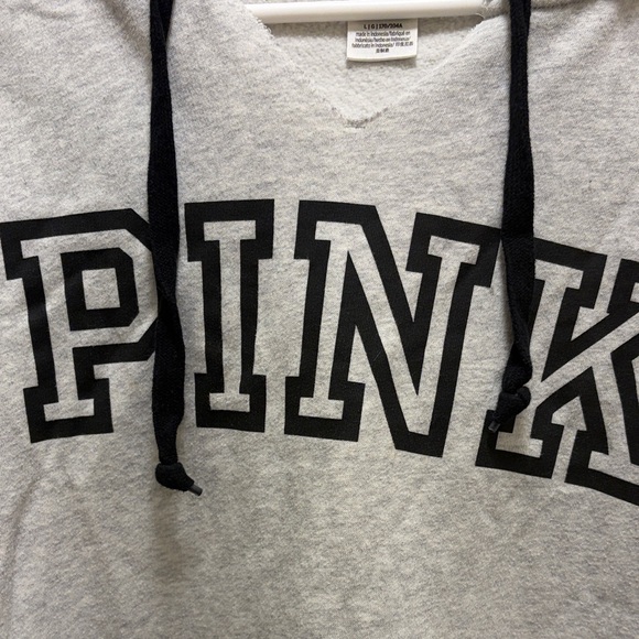 PINK Victoria's Secret Light Gray Hoodie - Picture 6 of 6